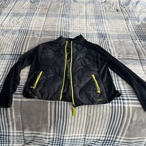 Calvin Klein Performance Black Jacket with Neon Accents